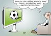 Cartoon: Bundesligastart (small) by Erl tagged fußball bundesliga start rückrunde rasen grün berlin grüne woche messe landwirtschaft verbraucher dioxin antibiotika massentierhaltung