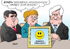Cartoon: Bundespräsident (small) by Erl tagged bundespräsident,kandidat,suche,regierung,koalition,cdu,csu,spd,gabriel,merkel,seehofer,konsens,gemeinsamkeit,smiley,karikatur,erl