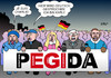 Cartoon: Charlie PEGIDA (small) by Erl tagged anschlag,satire,zeitschrift,charlie,hebdo,tote,tod,verletzte,terror,islamismus,islamismuskritik,frankreich,deutschland,pegida,rechtspopulismus,karikatur,erl