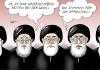 Cartoon: Eingeständnis (small) by Erl tagged iran,wächterrat,wahl,unregelmäßigkeiten,eingeständnis,stimmen,opposition