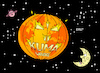 Cartoon: Erd-Halloween (small) by Erl tagged politik,klima,klimawandel,erderwärmung,co2,klimagipfel,glasgow,klimaschutz,feuerwehr,beschlüsse,reduzierung,treibhausgase,klimaziel,kipppunkt,halloween,kürbis,feuer,erde,mond,saturn,all,weltall,karikatur,erl