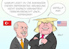 Cartoon: Erdogan bei Trump (small) by Erl tagged politik,erdogan,türkei,besuch,usa,donald,trump,präsident,impeachment,amtsenthebungsverfahren,demokraten,tipp,verhaftungen,terrorverdacht,gülen,bewegung,aushöhlung,demokratie,rechtspopulismus,karikatur,erl