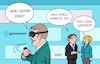 Cartoon: Gamescom (small) by Erl tagged politik,messe,köln,gamescom,gaming,gamer,computerspiel,virtual,reality,vr,brille,boxkampf,wirtschaftsminister,robert,habeck,grüne,abneigung,finanzminister,christian,lindner,fdp,streit,ampel,haushalt,finanzierung,blockade,projekte,karikatur,erl