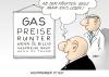 Cartoon: Gasversorger (small) by Erl tagged gas,gaspreise,gasversorger,öl,ölpreisbindung,preiserhöhung,preissenkung,sehtest,test,augenarzt