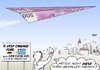 Cartoon: Griechenlandflug (small) by Erl tagged griechenland,schulden,krise,pleite,rettungspaket,geld,euro,steuerzahler,flug,flughafen,streik