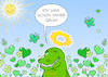 Cartoon: Grüne Groko (small) by Erl tagged politik,bundesregierung,regierung,große,koalition,groko,cdu,csu,spd,klimaschutz,umweltschutz,klimawandel,ökologie,umfragehoch,die,grünen,greta,thunberg,karikatur,erl