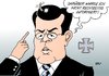 Cartoon: Guttenberg (small) by Erl tagged guttenberg,verteidigungsminister,wurm,bundeswehr,information,chaos,krieg,soldat,tod,untersuchung