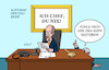 Cartoon: Holzhammermethode (small) by Erl tagged politik,kanzler,merz,regierung,kabinett,personal,umbau,holzhammermethode,chef,unmut,aufstand,cdu,basis,karikatur,erl