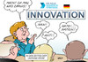 Cartoon: Innovation (small) by Erl tagged deutschland,regierung,bundesregierung,bildungsministerium,hightech,strategie,innovation,ukraine,krise,krieg,konflikt,russland,iwan,ivan,anti,nato,nation