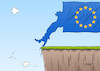 Cartoon: Italien EU (small) by Erl tagged politik,italien,regierung,neu,koalition,movimento,stelle,lega,nord,rechtspopulismus,nationalismus,europafeindlichkeit,veränderung,europa,gefahr,euro,eurokrise,eu,landkarte,stiefel,schritt,abgrund,wirtschaft,finanzen,schulden,schuldenkrise,verschuldung,karikatur,erl