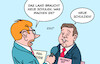 Cartoon: Kennzeichen D (small) by Erl tagged politik,bildung,schulen,pisa,verschlechterung,rechnen,lesen,finanzen,haushalt,2027,schulden,klingbeil,karikatur,erl