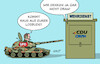Cartoon: Koalitionsk-r-ampf (small) by Erl tagged politik,regierung,koalition,cdu,csu,spd,streit,kampf,wehrdienst,losverfahren,verteidigungsminister,pistorius,karikatur,erl