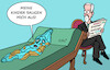 Cartoon: Mutter Erde (small) by Erl tagged politik,umwelt,nachhaltigkeit,ressourcen,verbrauch,zuviel,überlastung,menschen,mutter,erde,erdüberlastungstag,karikatur,erl