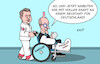 Cartoon: Neustart (small) by Erl tagged politik,friedrich,merz,bundeskanzler,scheitern,erster,wahlgang,beule,verletzung,neustart,wachstum,karikatur,erl