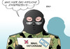 Cartoon: Ostukraine Wahl (small) by Erl tagged wahl,ostukraine,ukraine,separatisten,abspaltung,anerkennung,moskau,ablehnung,eu,amtlich,endergebnis,sturmhaube