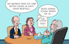 Cartoon: Paartherapie (small) by Erl tagged politik,regierung,koalition,schwarz,rot,krise,streit,rote,linien,paartherapie,merz,klingbeil,karikatur,erl