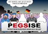 Cartoon: PEGIDA (small) by Erl tagged pegida,führungsstreit,führung,kathrin,oertel,rückzug,lutz,bachmann,demonstration,rechtspopulismus,rechtsextremismus,karikatur,erl