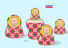 Cartoon: Putin (small) by Erl tagged politik,russland,rücktritt,regierung,umbau,änderung,system,putin,präsident,macht,machterhalt,matrjoschka,karikatur,erl