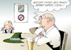 Cartoon: Rauchverbot (small) by Erl tagged rauchverbot,bayern,wirtschaft,kneipe,zigaretten,rauchen,entzug,vorbild