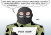 Cartoon: Referendum (small) by Erl tagged ukraine,konflikt,bürgerkrieg,kiew,separatisten,ostukraine,referendum,unabhängigkeit,ordnung,recht,gesetz,amtliches,endergebnis,russland,putin,fuck,sturmhaube,lesebrille,separatist