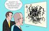Cartoon: Sehtest (small) by Erl tagged politik,nahost,terror,hamas,überreaktion,israel,gaza,krieg,frankreich,anerkennung,palästina,deutschland,abwarten,macron,merz,sehtest,karikatur,erl