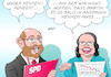 Cartoon: SPD Rente (small) by Erl tagged spd,sozialdemokraten,kanzlerkandidat,martin,schulz,anfang,euphorie,umfragehoch,landtagswahlen,niederlage,ernüchterung,umfragetief,bundestagswahl,wahlkampf,wahlprogramm,rente,konzept,arbeitsministerin,andrea,nahles,karikatur,erl