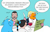 Cartoon: Spendierhosen (small) by Erl tagged politik,krieg,überfall,russland,ukraine,usa,trump,lieferung,patriot,abwehr,raketen,rechnung,eu,europa,stier,karikatur,erl