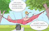 Cartoon: Stau (small) by Erl tagged politik,urlaub,ferien,reise,auto,verkehr,adac,stau,entschleunigung,entspannung,hängematte,garten,natur,sommer,cocktail,karikatur,erl