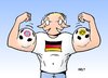 Cartoon: Super (small) by Erl tagged fußball,deutschland,stärke,muskeln,champions,league,finale,endspiel,bayern,münchen,borussia,dortmund