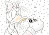 Cartoon: Tief Daisy (small) by Erl tagged tief,daisy,wetter,sturm,schnee,eis,schneeverwehung,auto,eingeschneit,kälte