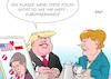 Cartoon: Trump Polen (small) by Erl tagged usa,präsident,donald,trump,rechtspopulismus,sexismus,weib,frau,kuss,besuch,polen,ministerpräsidentin,beata,szydlo,regierung,nationalkonservativ,freundschaft,eifersüchtig,machen,eu,westeuropa,brüssel,deutschland,g20,gipfel,hamburg,bundeskanzlerin,angela,merkel,klimaschutz,freihandel,karikatur,erl