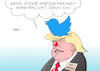 Cartoon: Trump Presse (small) by Erl tagged usa,präsident,donald,trump,rechtspopulismus,rassismus,lügen,angriff,presse,pressefreiheit,beschimpfung,lügenpresse,ausgrenzung,medien,zeitungen,fernsehen,links,liberal,social,media,twitter,rosenmontag,karneval,fasnacht,fasching,karikatur,erl