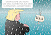 Cartoon: Trump Texas I (small) by Erl tagged usa,präsident,donald,trump,hurrikan,harvey,tropensturm,regen,starkregen,überflutung,überschwemmung,unwtter,wetter,klima,klimawandel,vertrag,abkommen,paris,ausstieg,rechtspopulismus,karikatur,erl