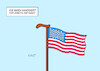 Cartoon: US-Flagge (small) by Erl tagged politik,usa,präsident,joe,biden,kandidatur,zweite,amtszeit,alter,80,gehstock,flagge,karikatur,erl