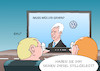 Cartoon: VW Müller (small) by Erl tagged politik,wirtschaft,vw,volkswagen,chef,müller,entlassung,diesel,dieselskandal,karikatur,erl