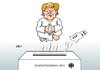 Cartoon: Wahlurne (small) by Erl tagged bundestagswahl,2013,bundestag,fdp,raus,cdu,csu,gewinn,bundeskanzlerin,angela,merkel,wahlurne
