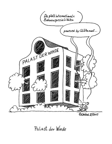 Cartoon: Palast der Winde (medium) by waldah tagged palast,wind,essen