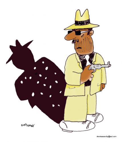 Cartoon: mafia shadow (medium) by EASTERBY tagged crime,mafia