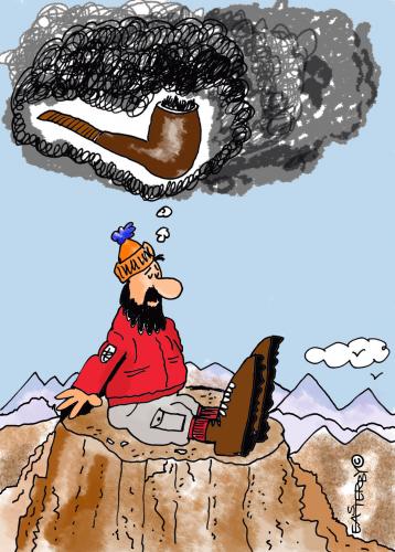 Cartoon: Smoke signals 12 (medium) by EASTERBY tagged smoking