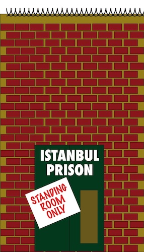 Cartoon: Turkey Prisons (medium) by EASTERBY tagged turkey,prisons,free,speech,turkey,prisons,free,speech