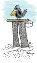 Cartoon: Bird trousers (small) by EASTERBY tagged birds feeding