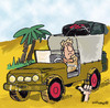 Cartoon: Desert hiker (small) by EASTERBY tagged hiking deserts