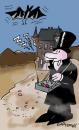 Cartoon: DRACULA ON REMOTE (small) by EASTERBY tagged dracula 