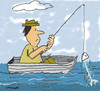 Cartoon: Gone fishing (small) by EASTERBY tagged fishing boats fisherman