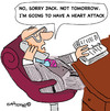 Cartoon: HEART FORECAST (small) by EASTERBY tagged business appoinments health heart attack