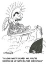 Cartoon: Mistaken identity (small) by EASTERBY tagged god heaven father christmas