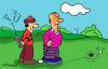 Cartoon: Remote controlled Golf (small) by EASTERBY tagged sporty,or,not