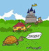 Cartoon: Snobs (small) by EASTERBY tagged tortoises houses