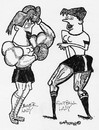 Cartoon: SPORTING LADIES (small) by EASTERBY tagged sport women boxing football