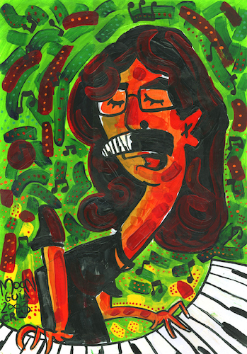Cartoon: Charly Garcia (medium) by Munguia tagged charly,garcia,say,no,more,argentina,piano,rock,sui,generis,seru,giran,pianista,retrato,munguia